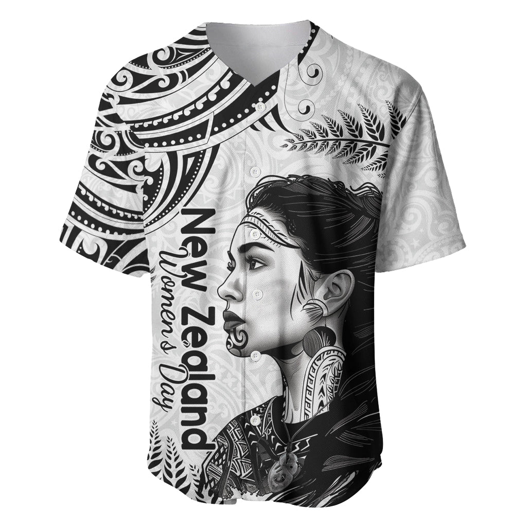 New Zealand Women's Day Baseball Jersey Aotearoa Kia Whakapumau Te Mana Wahine