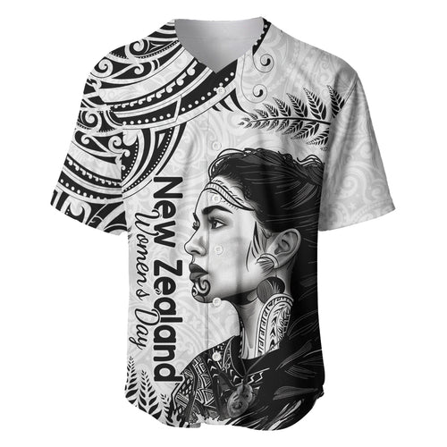 New Zealand Women's Day Baseball Jersey Aotearoa Kia Whakapumau Te Mana Wahine