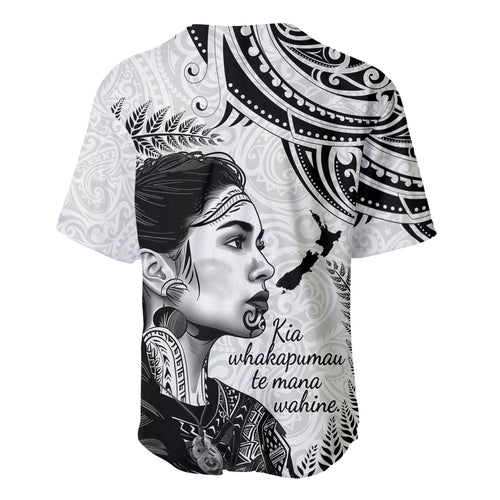 New Zealand Women's Day Baseball Jersey Aotearoa Kia Whakapumau Te Mana Wahine
