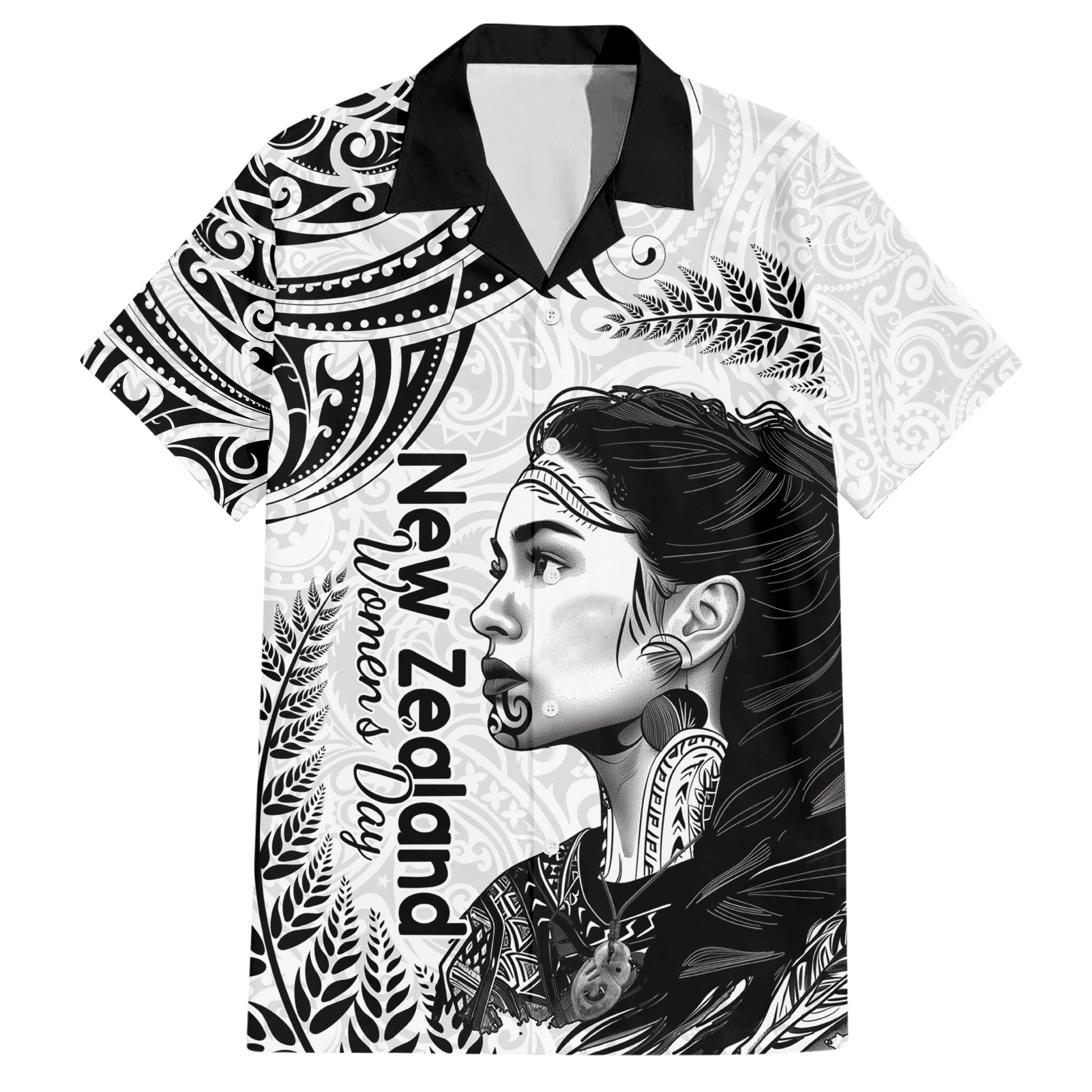New Zealand Women's Day Hawaiian Shirt Aotearoa Kia Whakapumau Te Mana Wahine