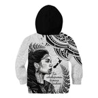 New Zealand Women's Day Kid Hoodie Aotearoa Kia Whakapumau Te Mana Wahine