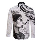 New Zealand Women's Day Long Sleeve Button Shirt Aotearoa Kia Whakapumau Te Mana Wahine