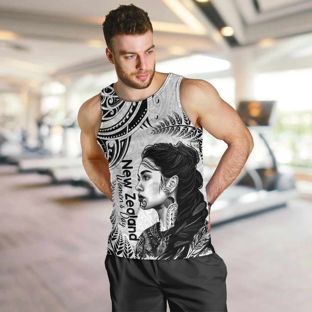 New Zealand Women's Day Men Tank Top Aotearoa Kia Whakapumau Te Mana Wahine