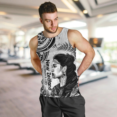 New Zealand Women's Day Men Tank Top Aotearoa Kia Whakapumau Te Mana Wahine