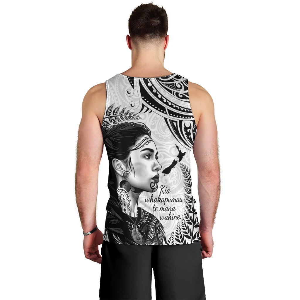 New Zealand Women's Day Men Tank Top Aotearoa Kia Whakapumau Te Mana Wahine