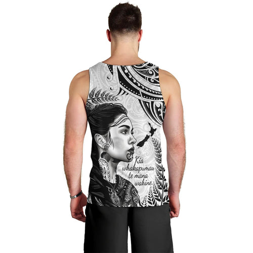New Zealand Women's Day Men Tank Top Aotearoa Kia Whakapumau Te Mana Wahine