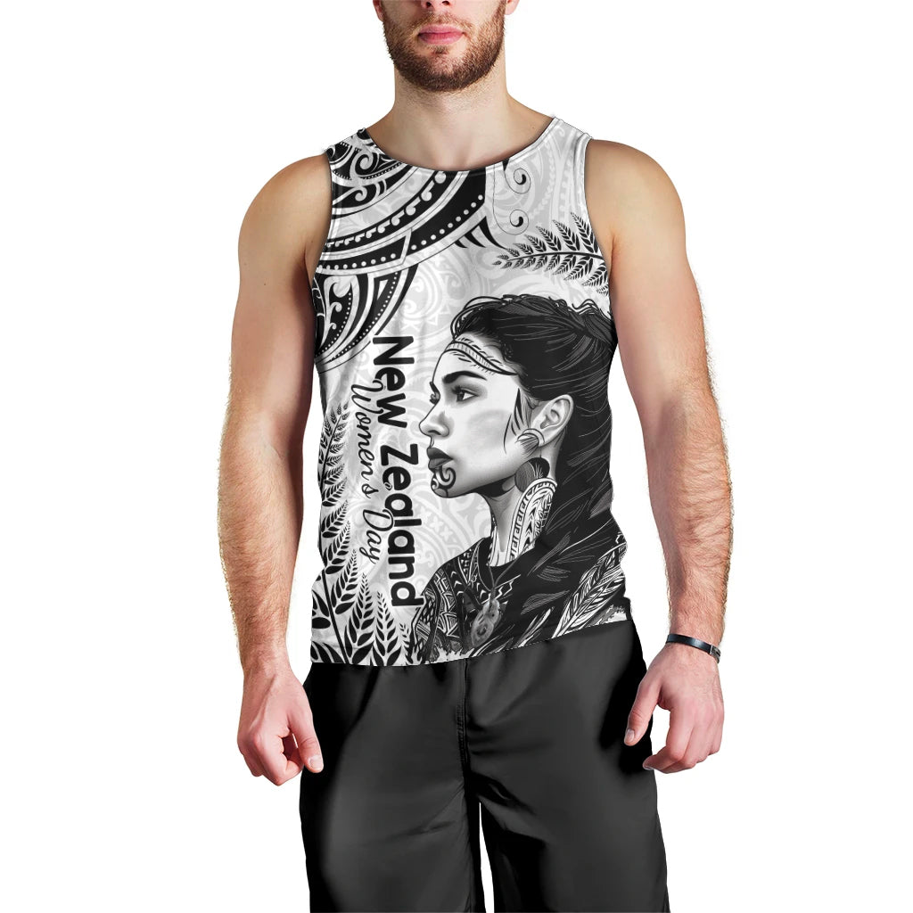 New Zealand Women's Day Men Tank Top Aotearoa Kia Whakapumau Te Mana Wahine