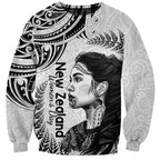 New Zealand Women's Day Sweatshirt Aotearoa Kia Whakapumau Te Mana Wahine