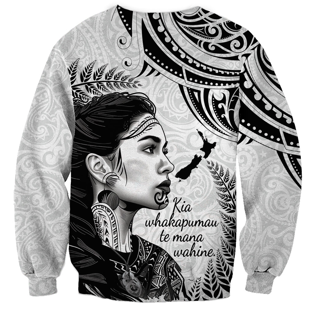 New Zealand Women's Day Sweatshirt Aotearoa Kia Whakapumau Te Mana Wahine