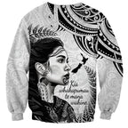 New Zealand Women's Day Sweatshirt Aotearoa Kia Whakapumau Te Mana Wahine