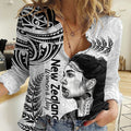 New Zealand Women's Day Women Casual Shirt Aotearoa Kia Whakapumau Te Mana Wahine