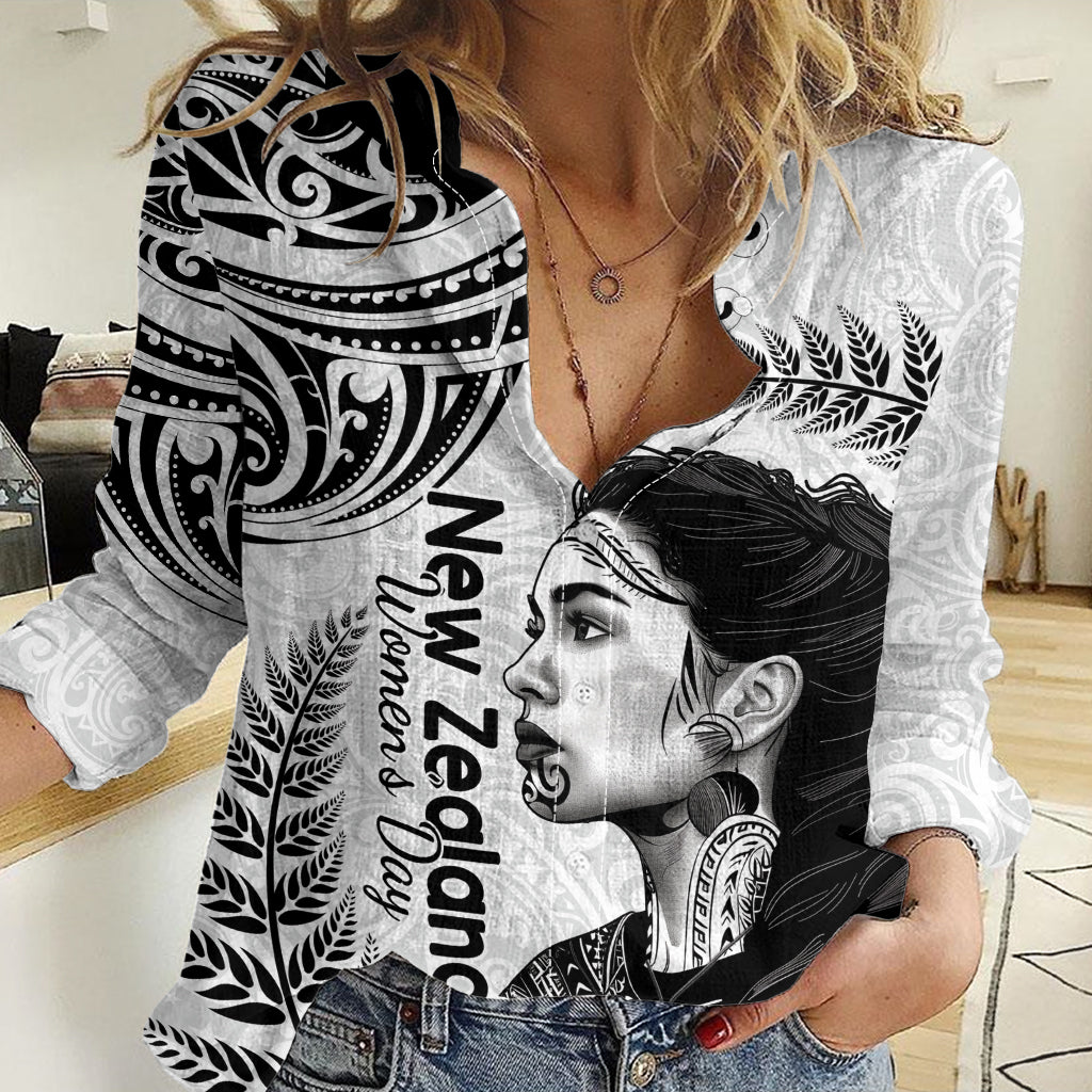 New Zealand Women's Day Women Casual Shirt Aotearoa Kia Whakapumau Te Mana Wahine