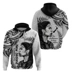 New Zealand Women's Day Zip Hoodie Aotearoa Kia Whakapumau Te Mana Wahine