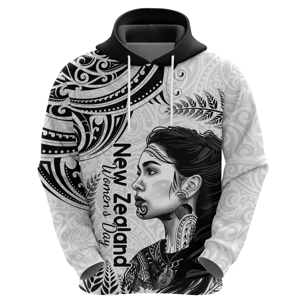 New Zealand Women's Day Zip Hoodie Aotearoa Kia Whakapumau Te Mana Wahine