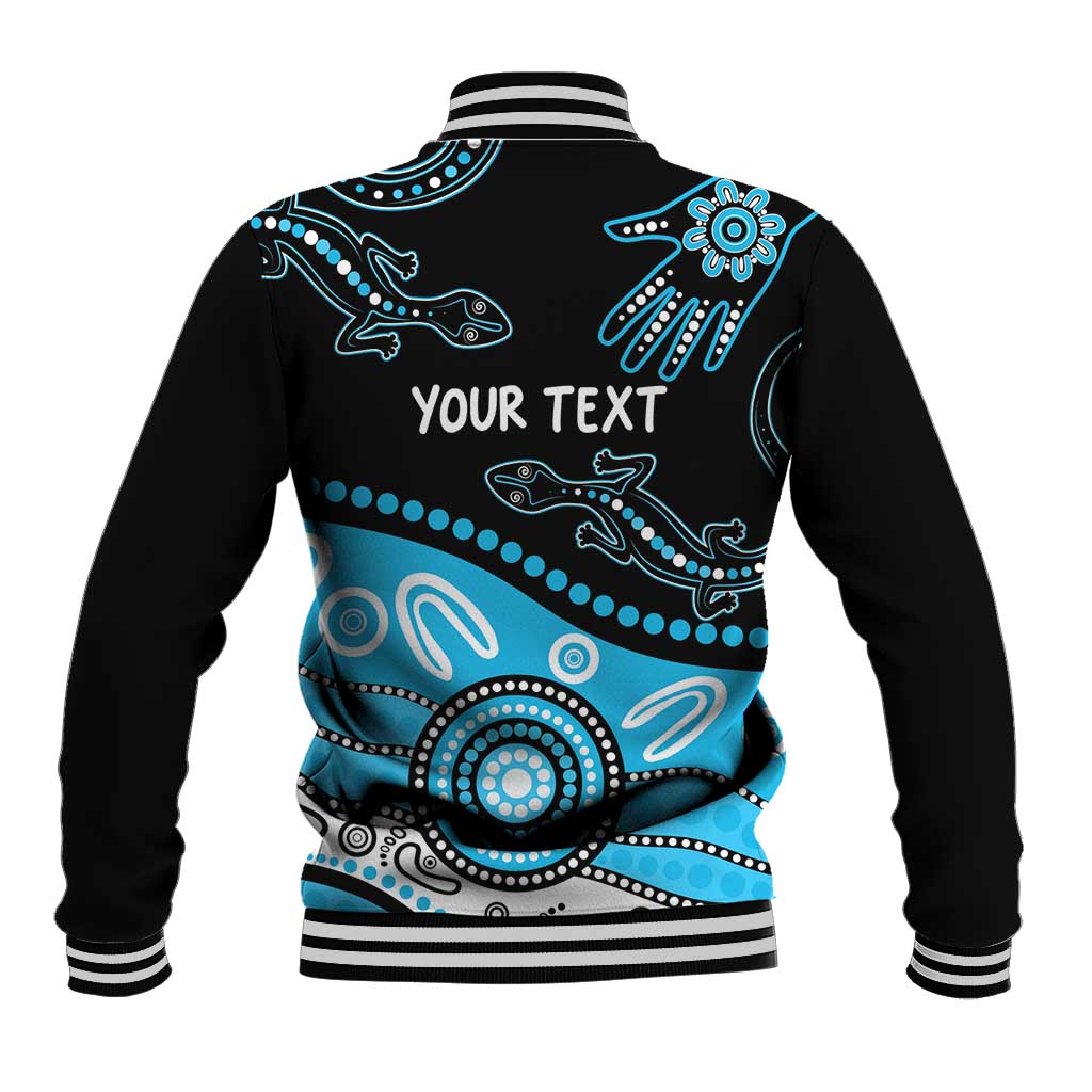 Different Not Less Autism Awareness Australia Personalised Baseball Jacket Aussie Aboriginal Lizards