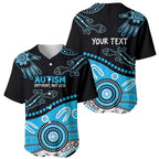 Different Not Less Autism Awareness Australia Personalised Baseball Jersey Aussie Aboriginal Lizards