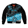Different Not Less Autism Awareness Australia Personalised Bomber Jacket Aussie Aboriginal Lizards