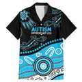 Different Not Less Autism Awareness Australia Personalised Family Matching Mermaid Dress and Hawaiian Shirt Aussie Aboriginal Lizards