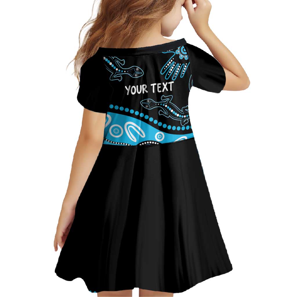 Different Not Less Autism Awareness Australia Personalised Family Matching Off Shoulder Maxi Dress and Hawaiian Shirt Aussie Aboriginal Lizards