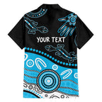 Different Not Less Autism Awareness Australia Personalised Family Matching Off Shoulder Maxi Dress and Hawaiian Shirt Aussie Aboriginal Lizards