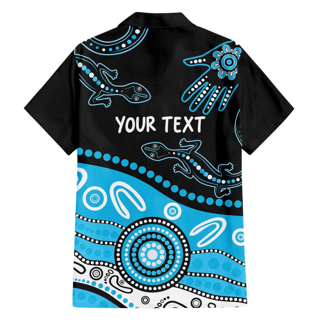 Different Not Less Autism Awareness Australia Personalised Family Matching Off Shoulder Short Dress and Hawaiian Shirt Aussie Aboriginal Lizards