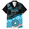 Different Not Less Autism Awareness Australia Personalised Family Matching Summer Maxi Dress and Hawaiian Shirt Aussie Aboriginal Lizards