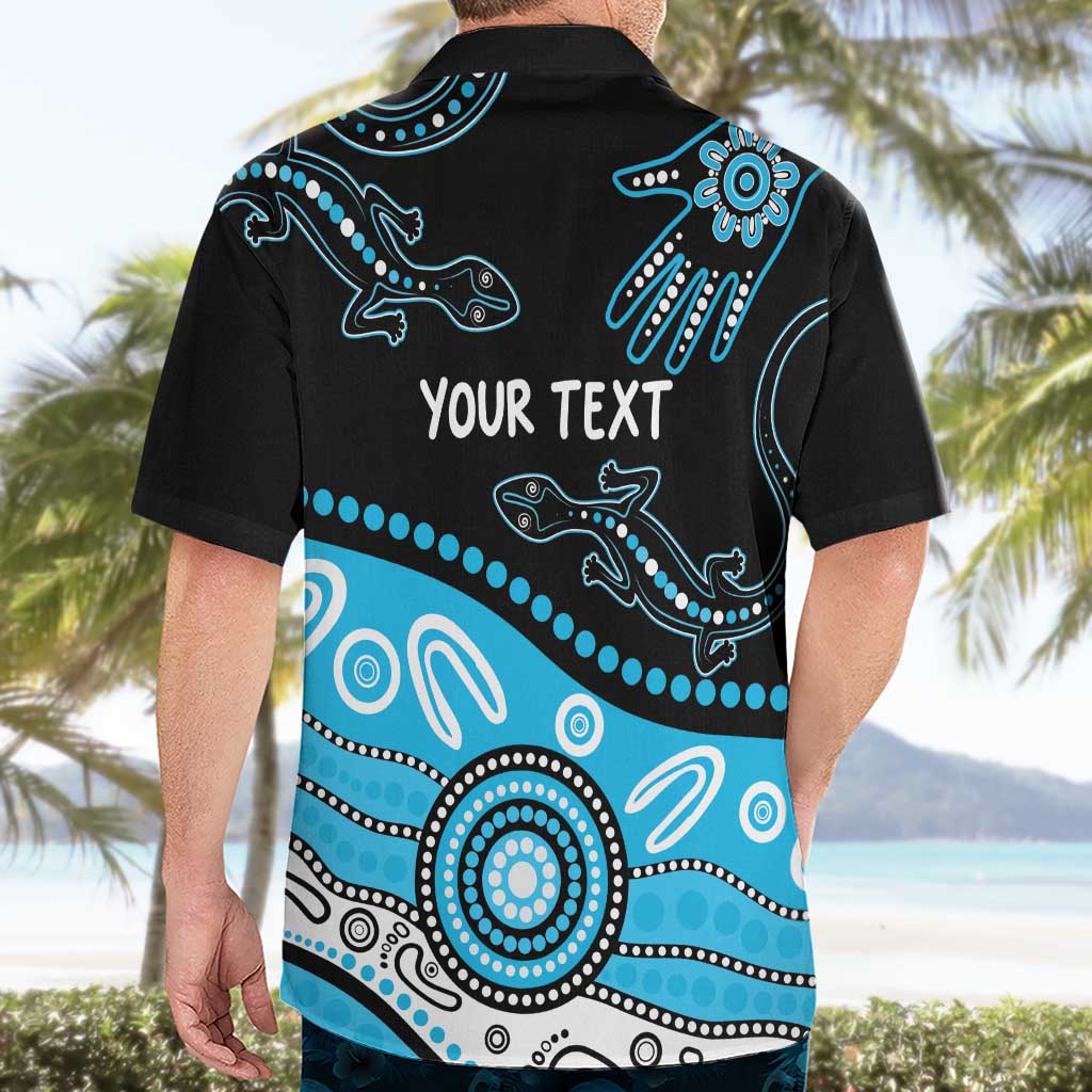 Different Not Less Autism Awareness Australia Personalised Hawaiian Shirt Aussie Aboriginal Lizards
