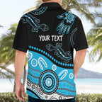 Different Not Less Autism Awareness Australia Personalised Hawaiian Shirt Aussie Aboriginal Lizards