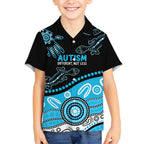 Different Not Less Autism Awareness Australia Personalised Hawaiian Shirt Aussie Aboriginal Lizards