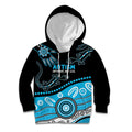 Different Not Less Autism Awareness Australia Personalised Kid Hoodie Aussie Aboriginal Lizards