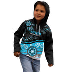 Different Not Less Autism Awareness Australia Personalised Kid Hoodie Aussie Aboriginal Lizards