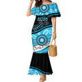 Different Not Less Autism Awareness Australia Personalised Mermaid Dress Aussie Aboriginal Lizards