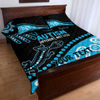 Different Not Less Autism Awareness Australia Personalised Quilt Bed Set Aussie Aboriginal Lizards