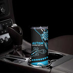 Different Not Less Autism Awareness Australia Personalised Skinny Tumbler Aboriginal Lizards