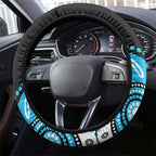 Different Not Less Autism Awareness Australia Steering Wheel Cover Aussie Aboriginal Lizards