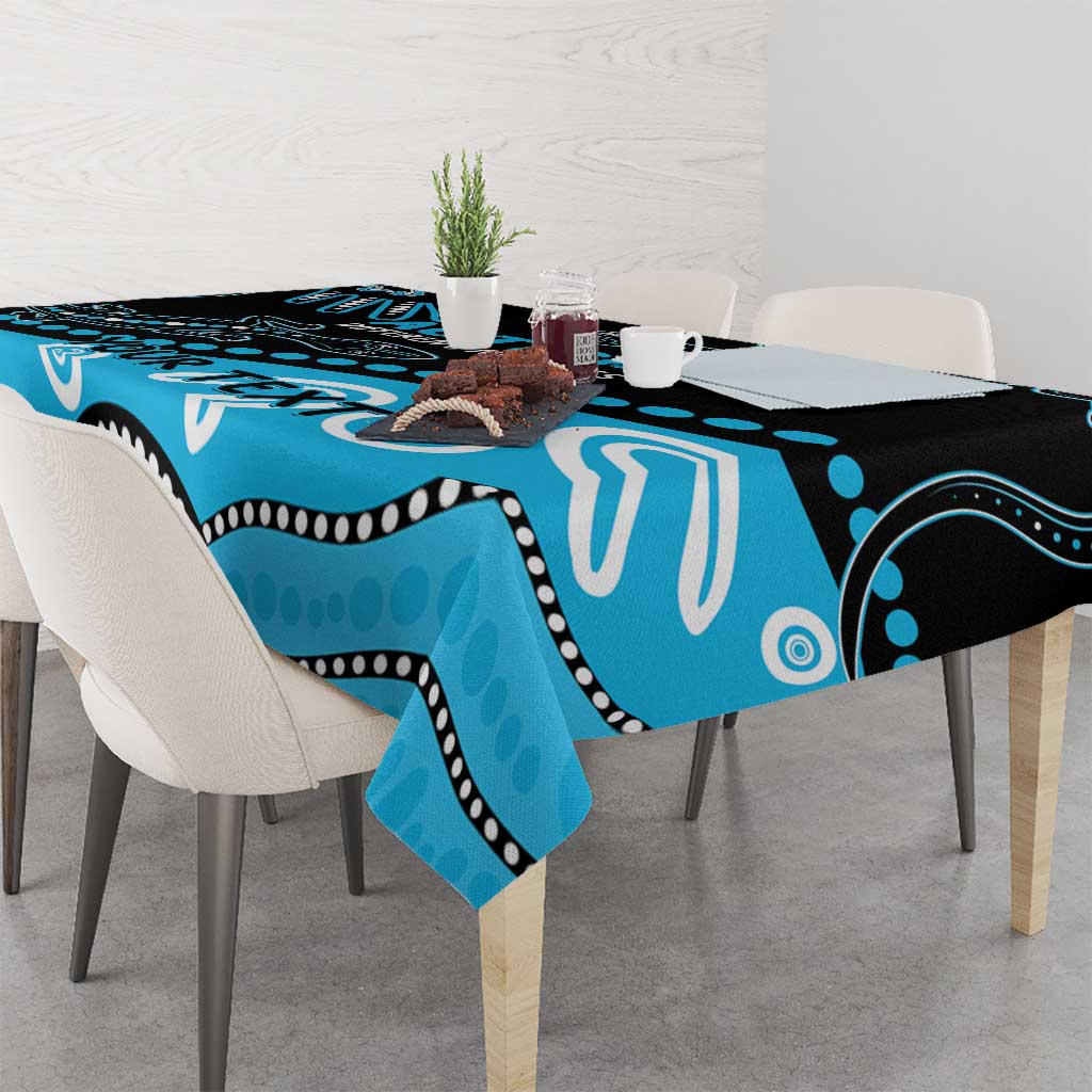 Different Not Less Autism Awareness Australia Personalised Tablecloth Aussie Aboriginal Lizards