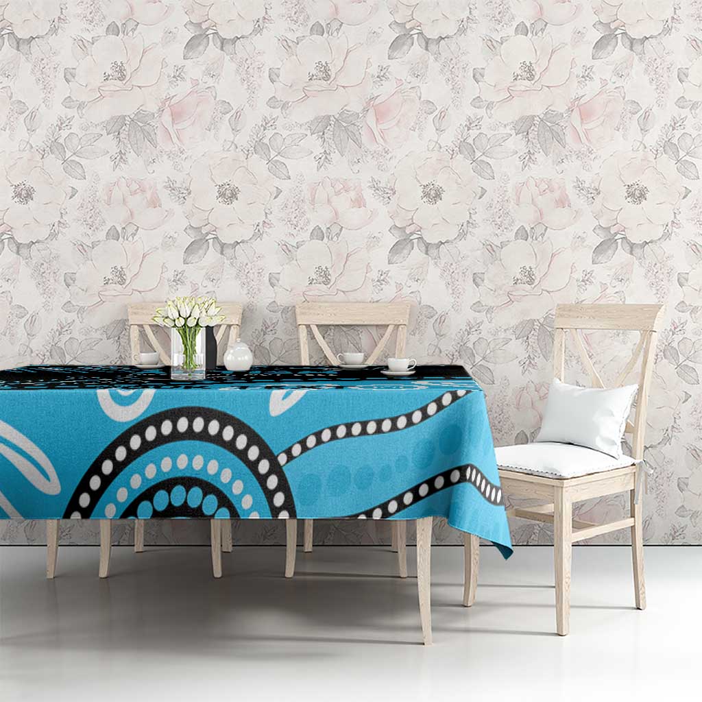 Different Not Less Autism Awareness Australia Personalised Tablecloth Aussie Aboriginal Lizards
