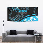 Different Not Less Autism Awareness Australia Personalised Tapestry Aussie Aboriginal Lizards