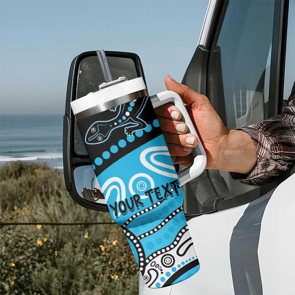 Different Not Less Autism Awareness Australia Personalised Tumbler With Handle Aboriginal Lizards