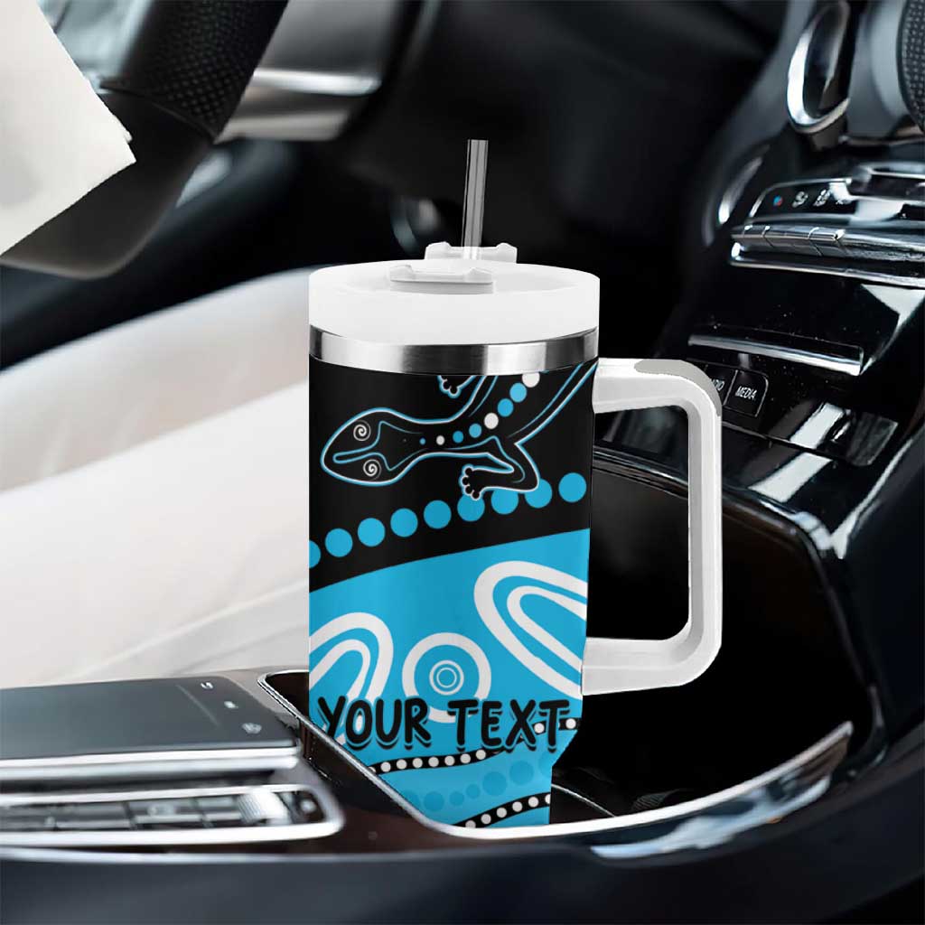 Different Not Less Autism Awareness Australia Personalised Tumbler With Handle Aboriginal Lizards
