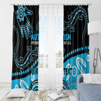 Different Not Less Autism Awareness Australia Personalised Window Curtain Aussie Aboriginal Lizards