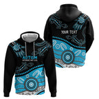 Different Not Less Autism Awareness Australia Personalised Zip Hoodie Aussie Aboriginal Lizards