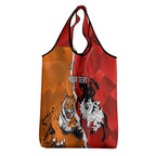 Personalised Dragons And Tigers Rugby Grocery Bag Sporty Style
