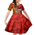 Personalised Dragons And Tigers Rugby Kid Short Sleeve Dress Sporty Style