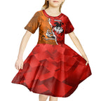 Personalised Dragons And Tigers Rugby Kid Short Sleeve Dress Sporty Style