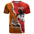 Personalised Dragons And Tigers Rugby T Shirt Sporty Style