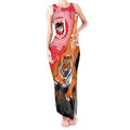 Personalised Dragons And Tigers Rugby Tank Maxi Dress Aboriginal Art