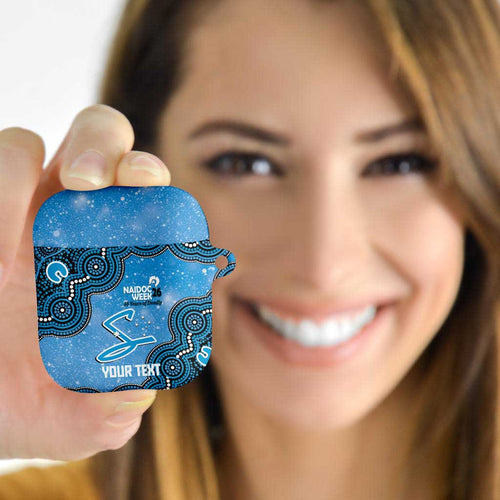 Adelaide Strikers NAIDOC Week 2026 Custom AirPods Case 50 Years Deadly Indigenous Art Glitter Effect
