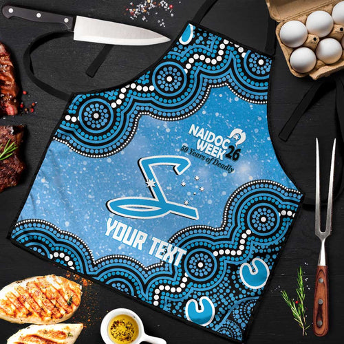 Adelaide Strikers NAIDOC Week 2026 Custom Apron 50 Years Deadly Indigenous Art Glitter Effect