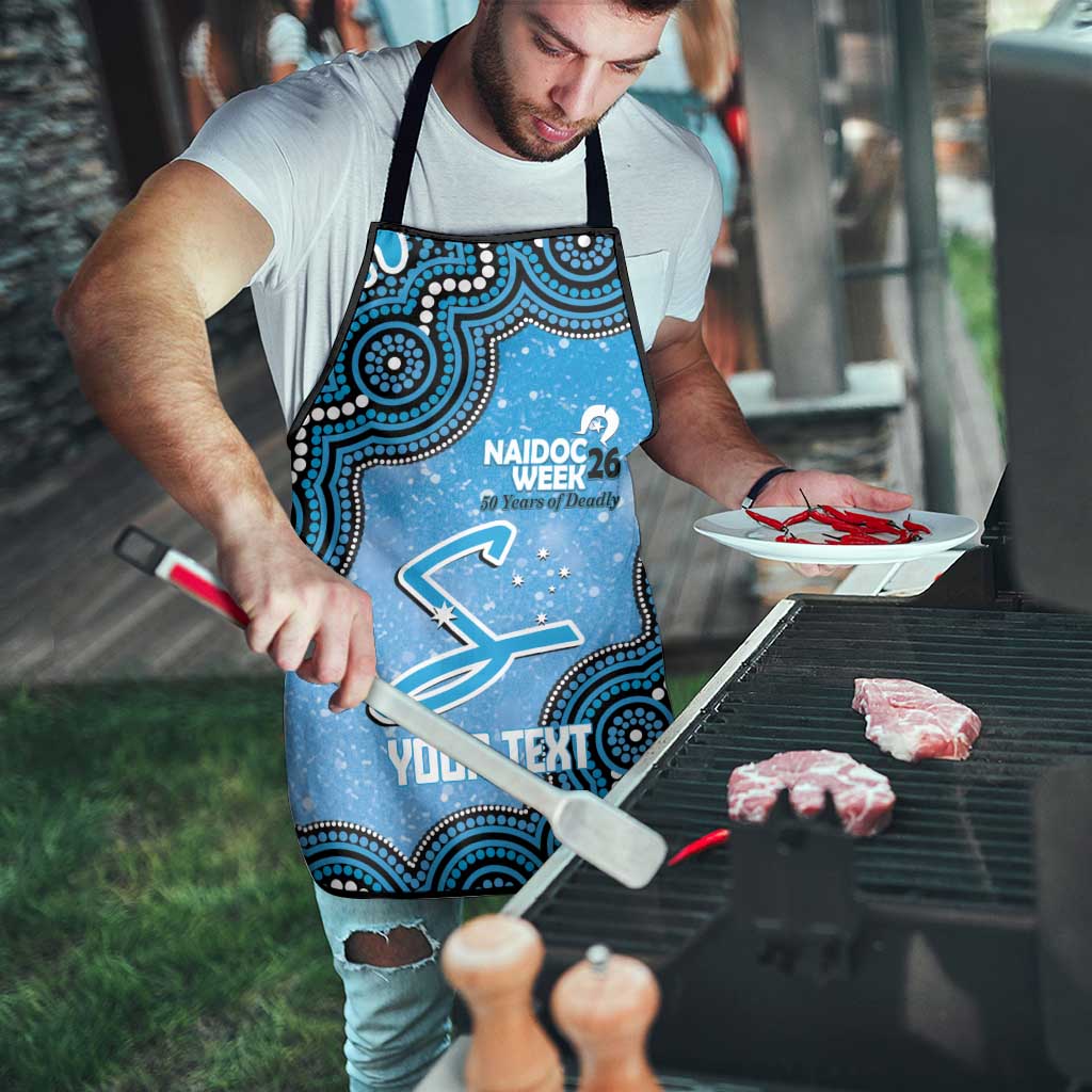 Adelaide Strikers NAIDOC Week 2026 Custom Apron 50 Years Deadly Indigenous Art Glitter Effect